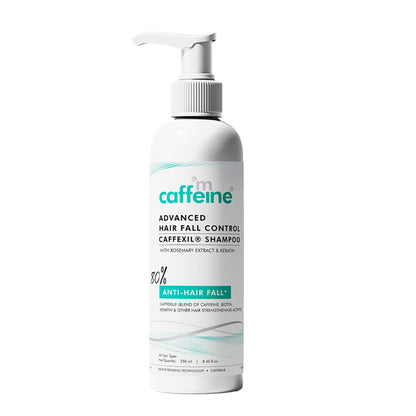 MCaffeine Advanced Hair Fall Control Caffexil® Shampoo With Keratin & Rosemary Extracts