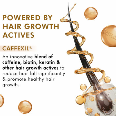 MCaffeine Advanced Hair Fall Control Caffexil® Shampoo With Keratin & Rosemary Extracts