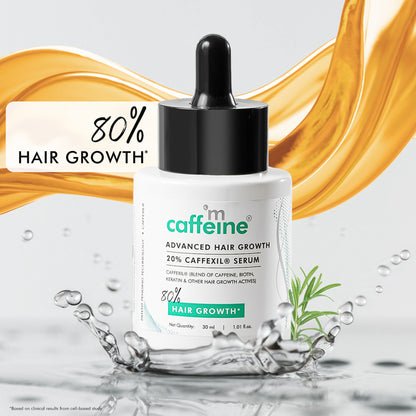 MCaffeine Advanced Hair Growth 20% Caffexil® Hair Serum With Keratin & Rosemary For 80% Hair Growth
