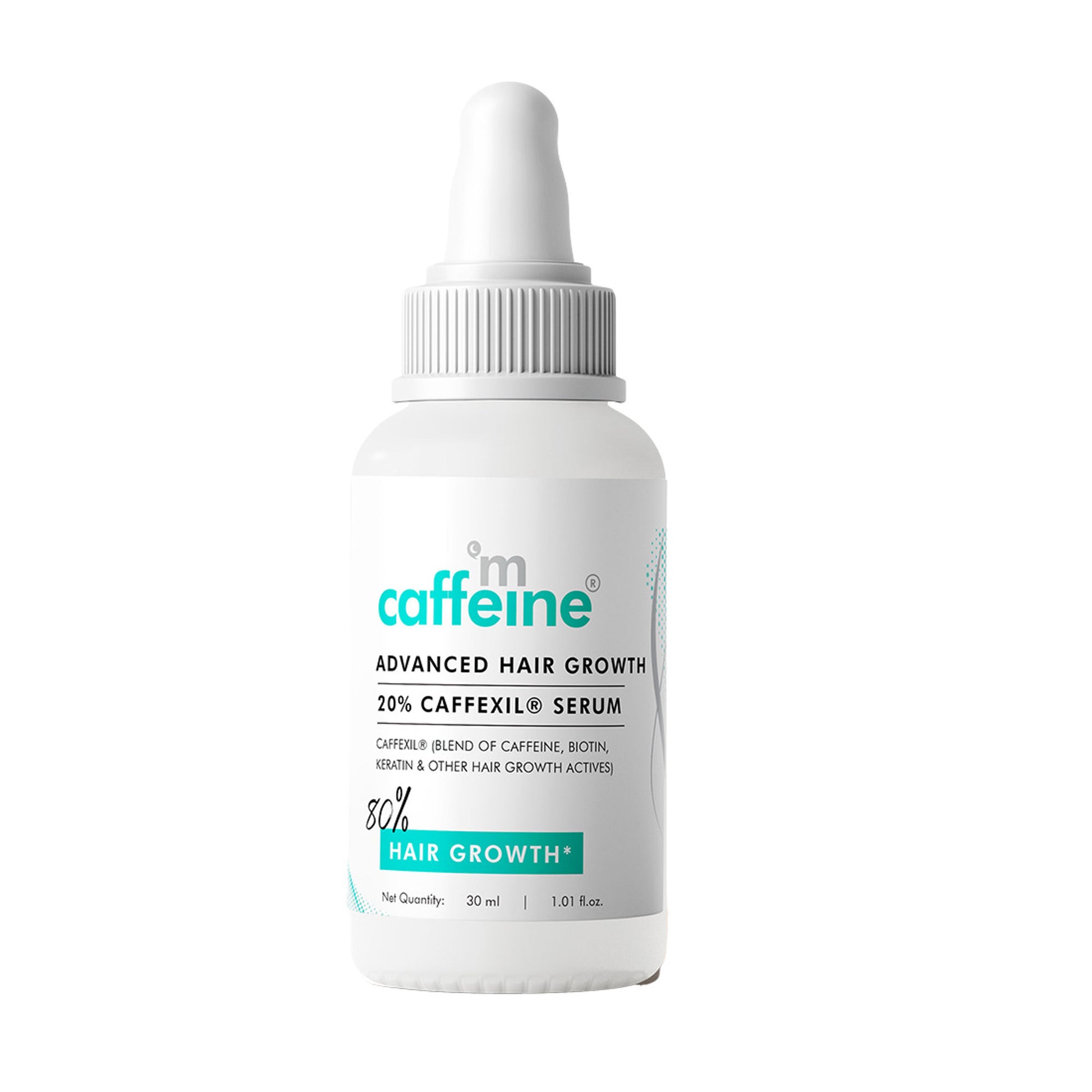 MCaffeine Advanced Hair Growth 20% Caffexil® Hair Serum With Keratin & Rosemary For 80% Hair Growth