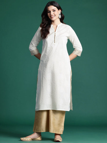 Indyancart IE Ethnic Motifs Printed Kurta