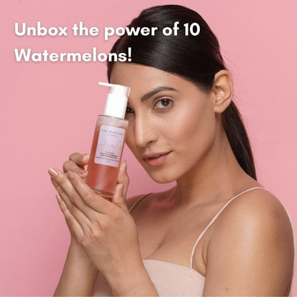 The Skin Diet Company Watermelon Face Wash - Dull, Dry & Oily Skin, HA, Salycylic Acid, Vitamin B