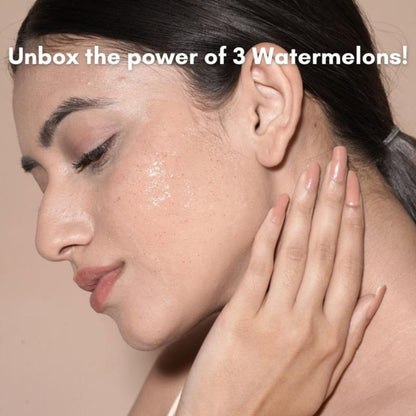 The Skin Diet Company Watermelon Face Wash - Dull, Dry & Oily Skin, HA, Salycylic Acid, Vitamin B