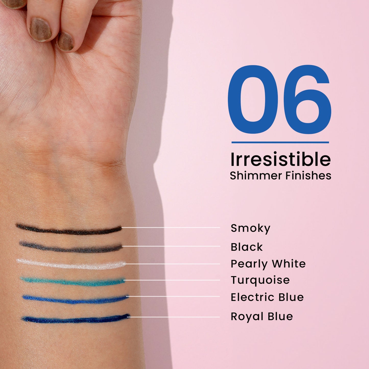 Swiss Beauty Intense Gel Kajal 12-Hour Stay Smudge-Proof with Sharpener - 8904325006933_01black