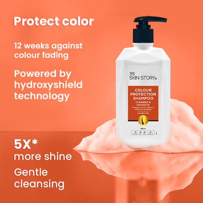The Skin Story Colour Protection Shampoo For Vibrant Soft Shiny Hair Reduces Breakage Sulphate Free