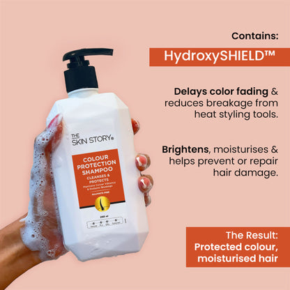 The Skin Story Colour Protection Shampoo For Vibrant Soft Shiny Hair Reduces Breakage Sulphate Free