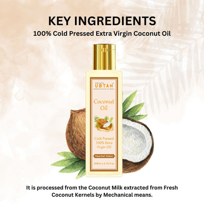 Rejuvenating UBTAN Cold Pressed 100% Extra Virgin Coconut Oil