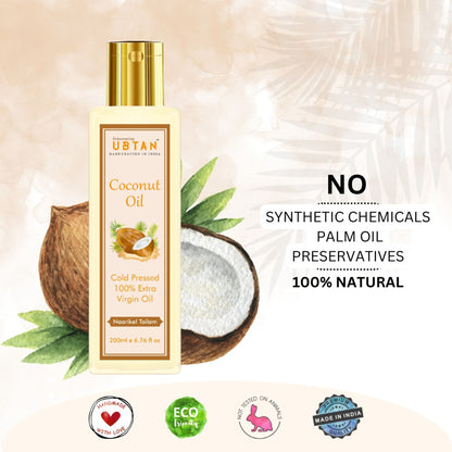 Rejuvenating UBTAN Cold Pressed 100% Extra Virgin Coconut Oil
