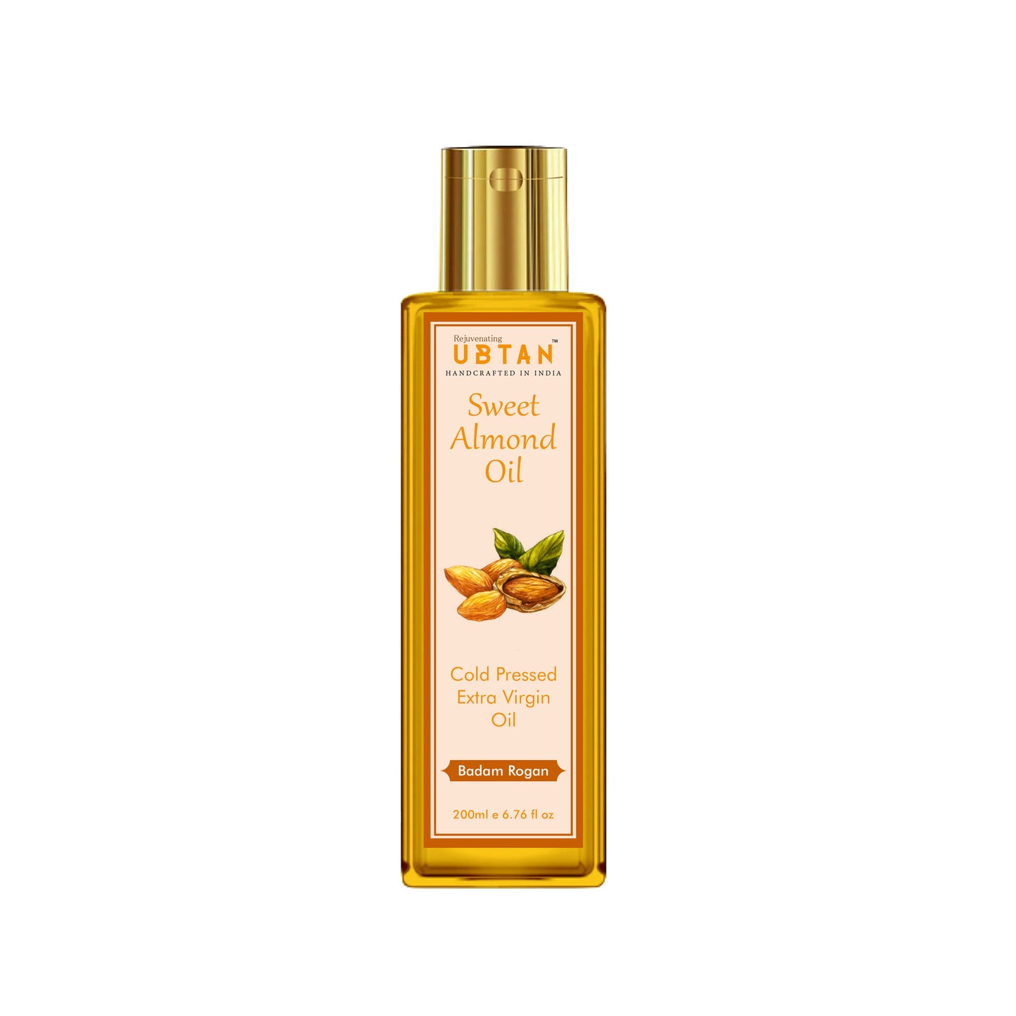 Rejuvenating UBTAN Cold Pressed Extra Virgin Sweet Almond Oil