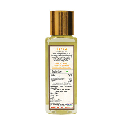Rejuvenating UBTAN Cold Pressed Castor Oil