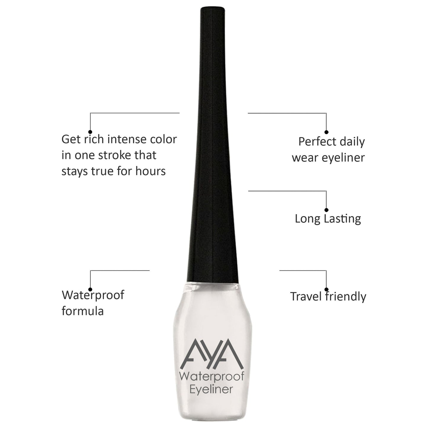 AYA Waterproof Eyeliner - White