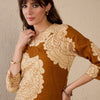 Dhiyona IE Floral Printed V-Neck Pure Cotton Tunic With Palazzo