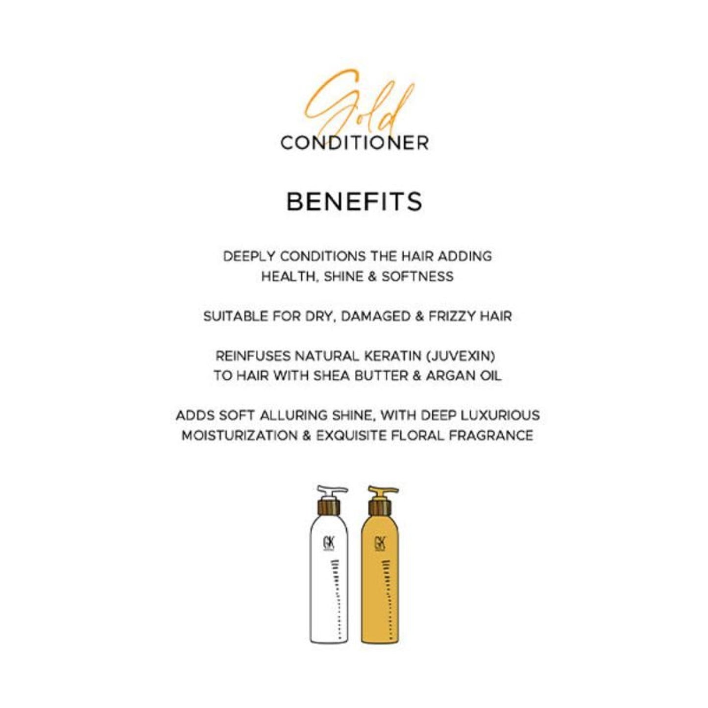 GK Hair Gold Conditioner for Luminous Hair