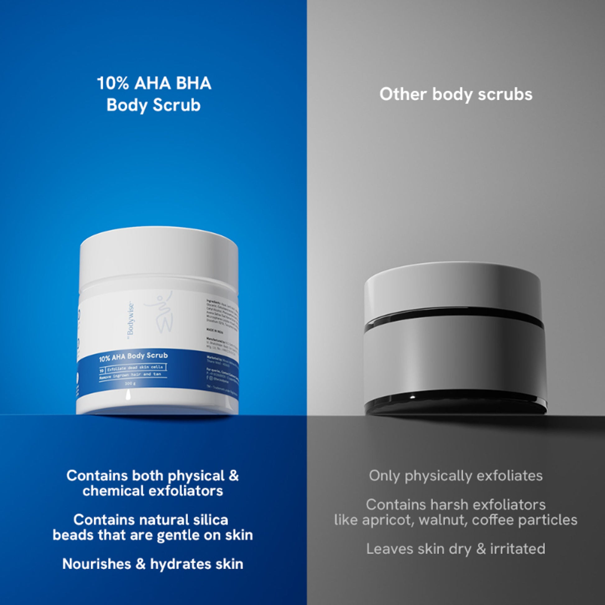 Be Bodywise 10% AHA Lactic Acid Body Scrub
