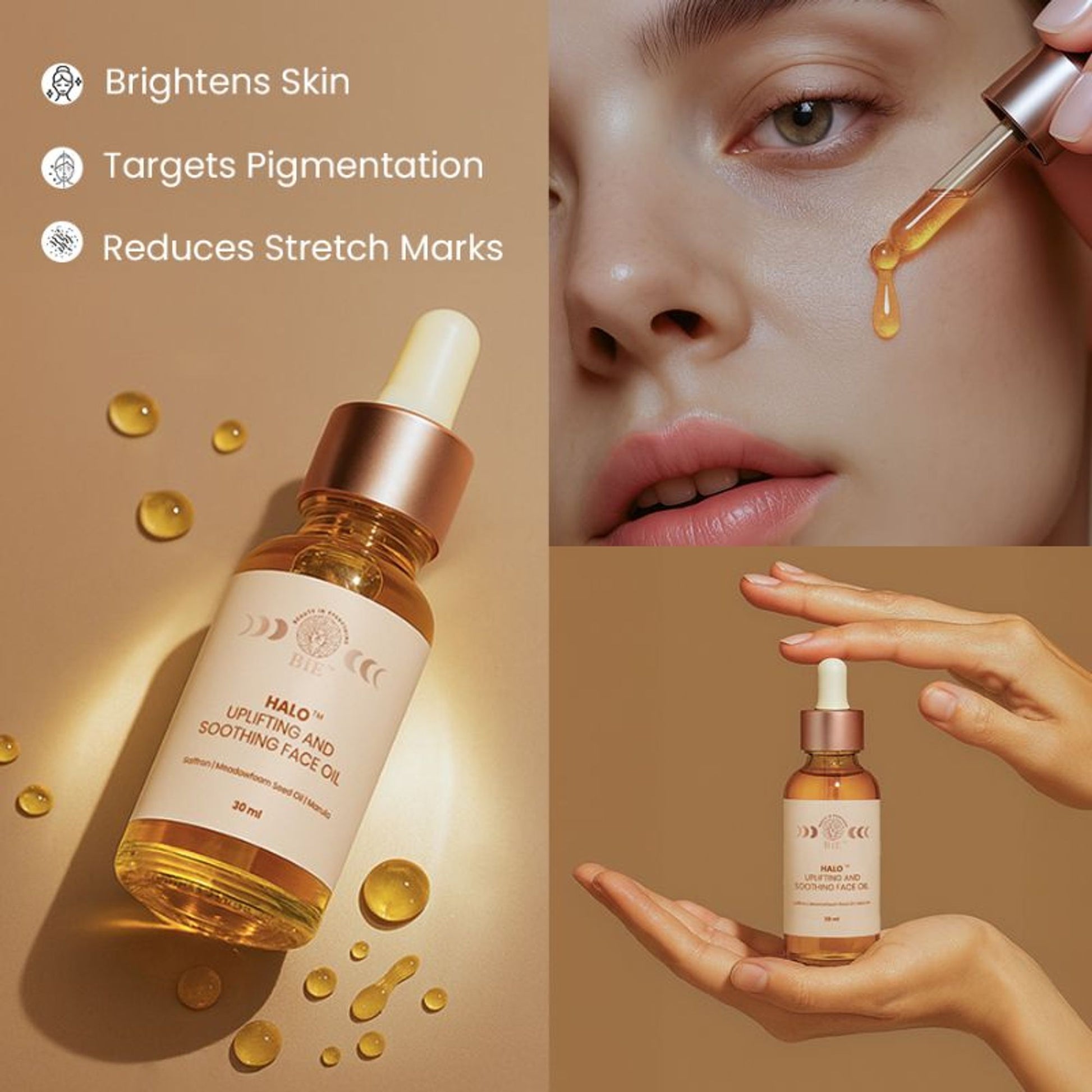 BiE Halo- Uplifting & Soothing Face Oil