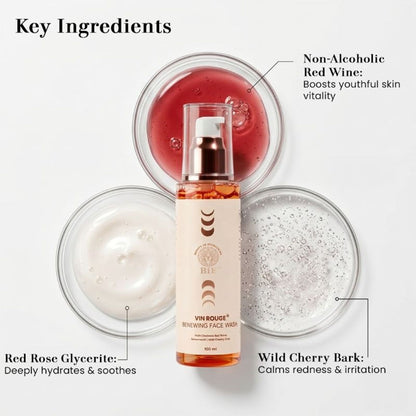 BiE Vin Rouge- Renewing Face Wash