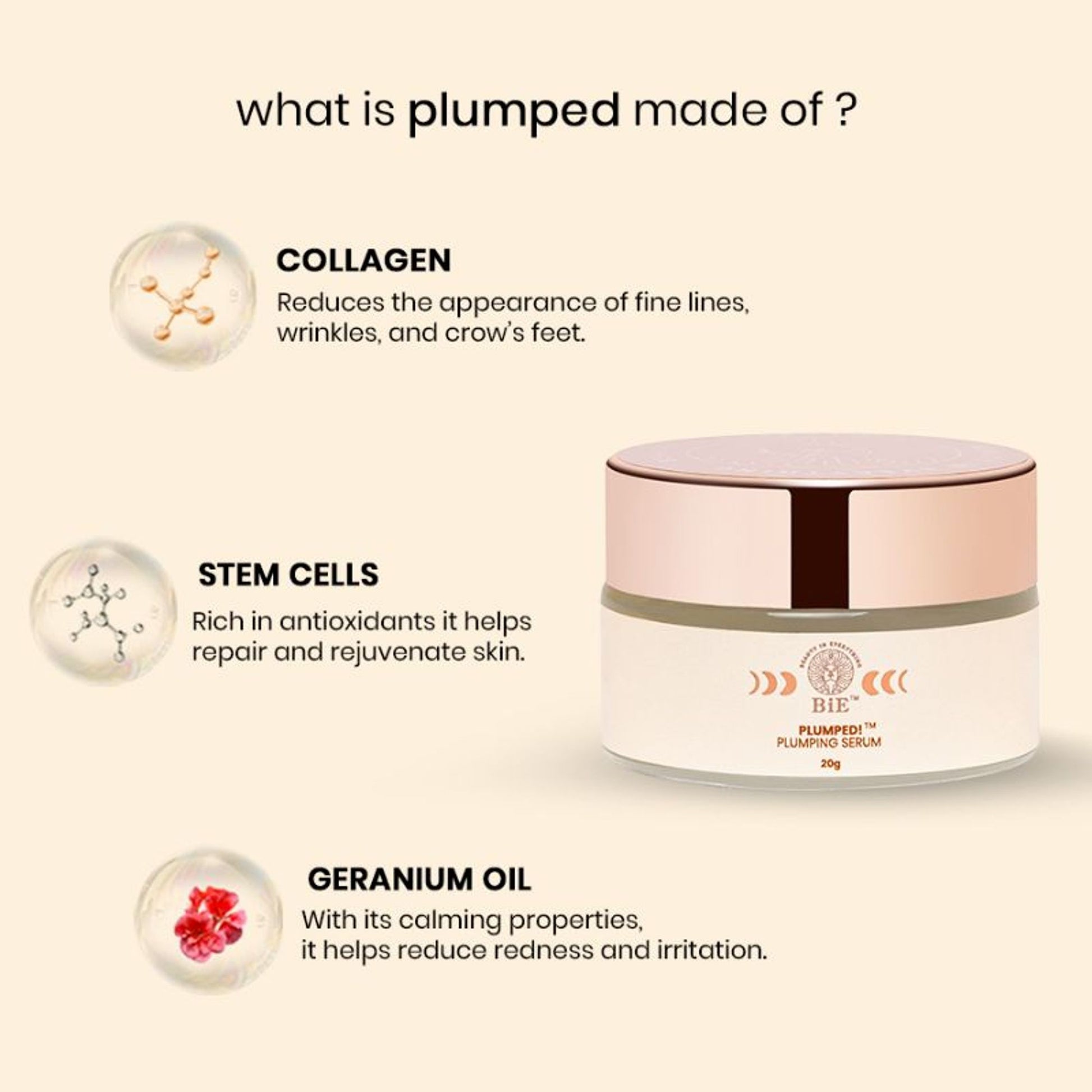 BiE Plumped!- Plumping Serum