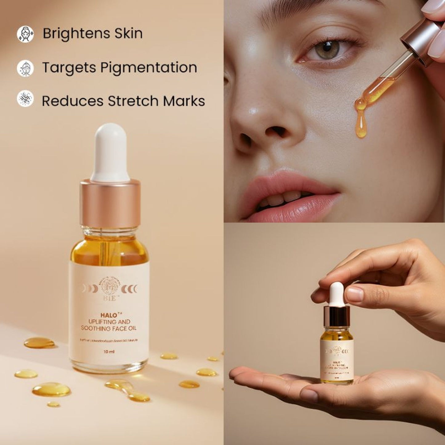BiE Halo- Uplifting & Soothing Face Oil