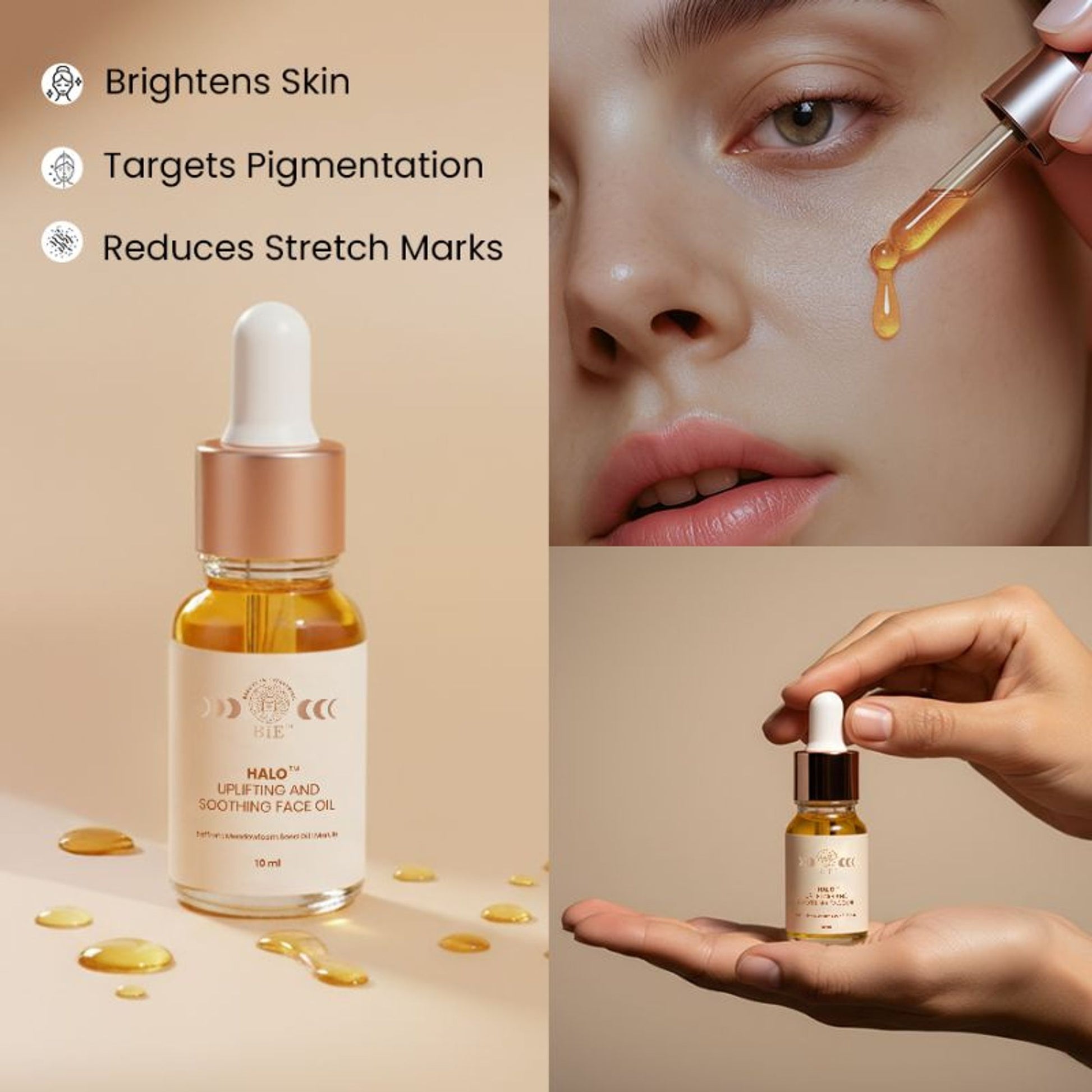 BiE Halo- Uplifting & Soothing Face Oil