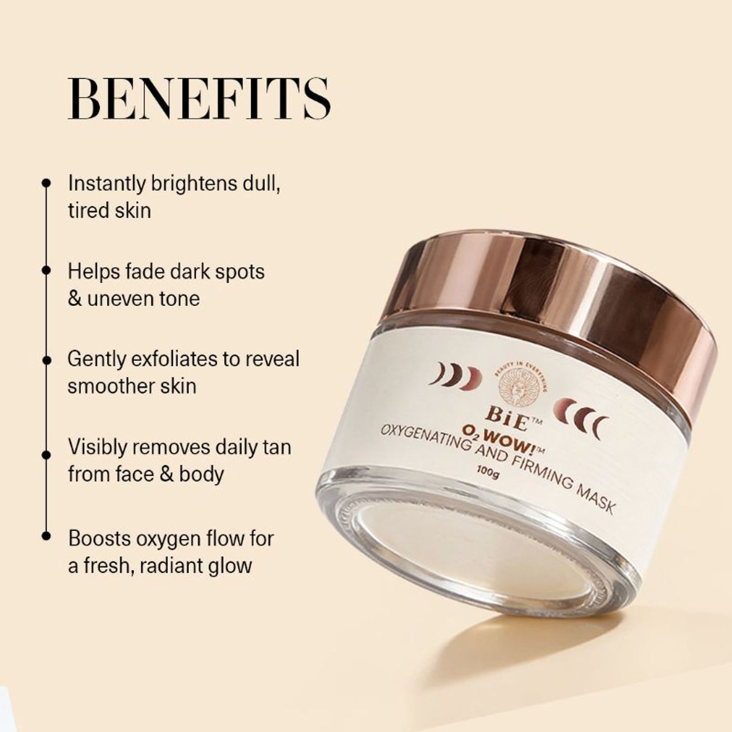 BiE O2wow!- Oxygenating & Firming Mask
