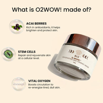 BiE O2wow!- Oxygenating & Firming Mask