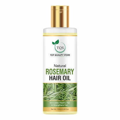 TQS 100% Natural Rosemary Hair Growth Oil For Hair Fall & Dandruff Control, Light Hair Oil