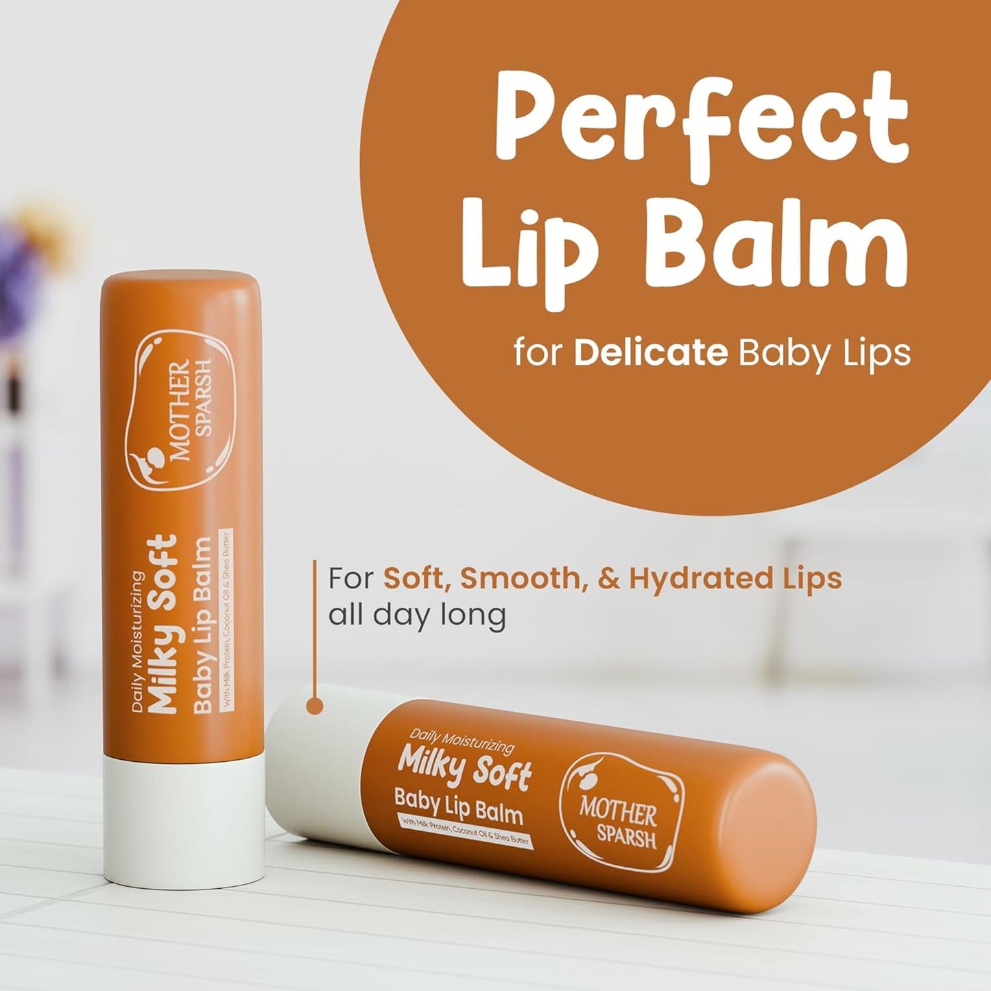 Mother Sparsh Milky Soft Baby Lip Balm