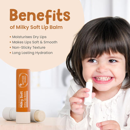 Mother Sparsh Milky Soft Baby Lip Balm
