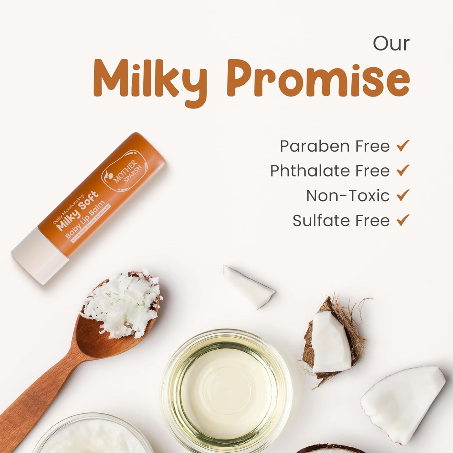 Mother Sparsh Milky Soft Baby Lip Balm