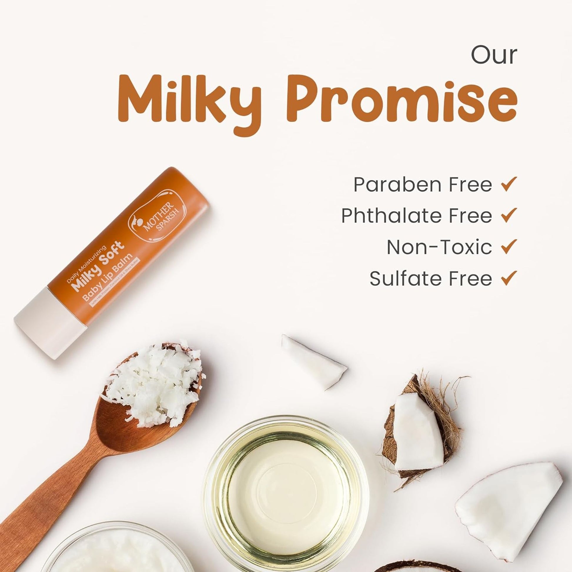 Mother Sparsh Milky Soft Baby Lip Balm