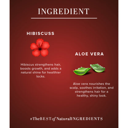 Khadi Natural Hibiscus & Aloevera Shampoo Hydrates & Cleanses Hair - Powered Botanics