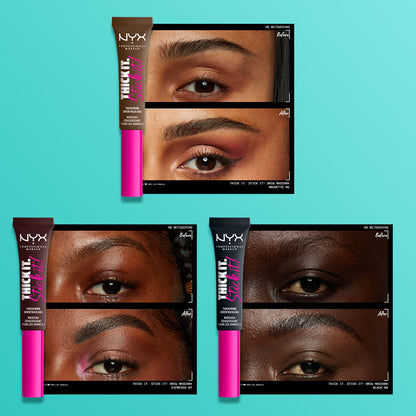 NYX Professional Makeup Thick It Stick It Brow Mascara - Brunette - Brunette