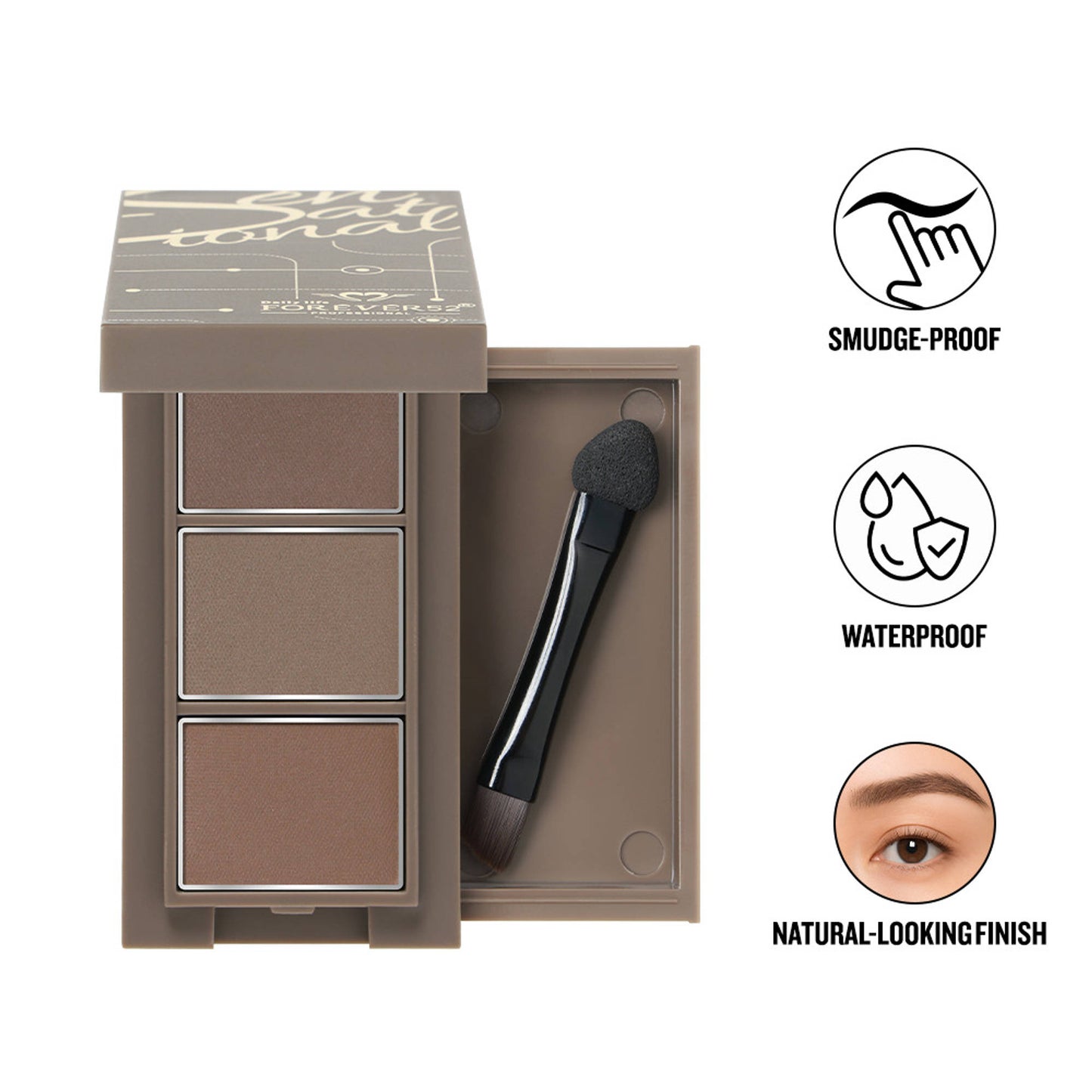 Daily Life Forever52 Sensational 3 Color Eyebrow Kit