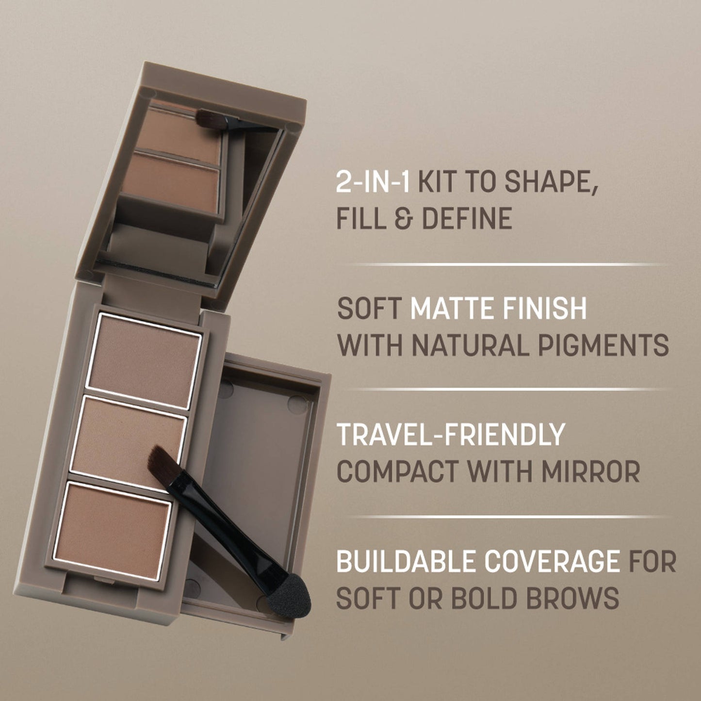 Daily Life Forever52 Sensational 3 Color Eyebrow Kit
