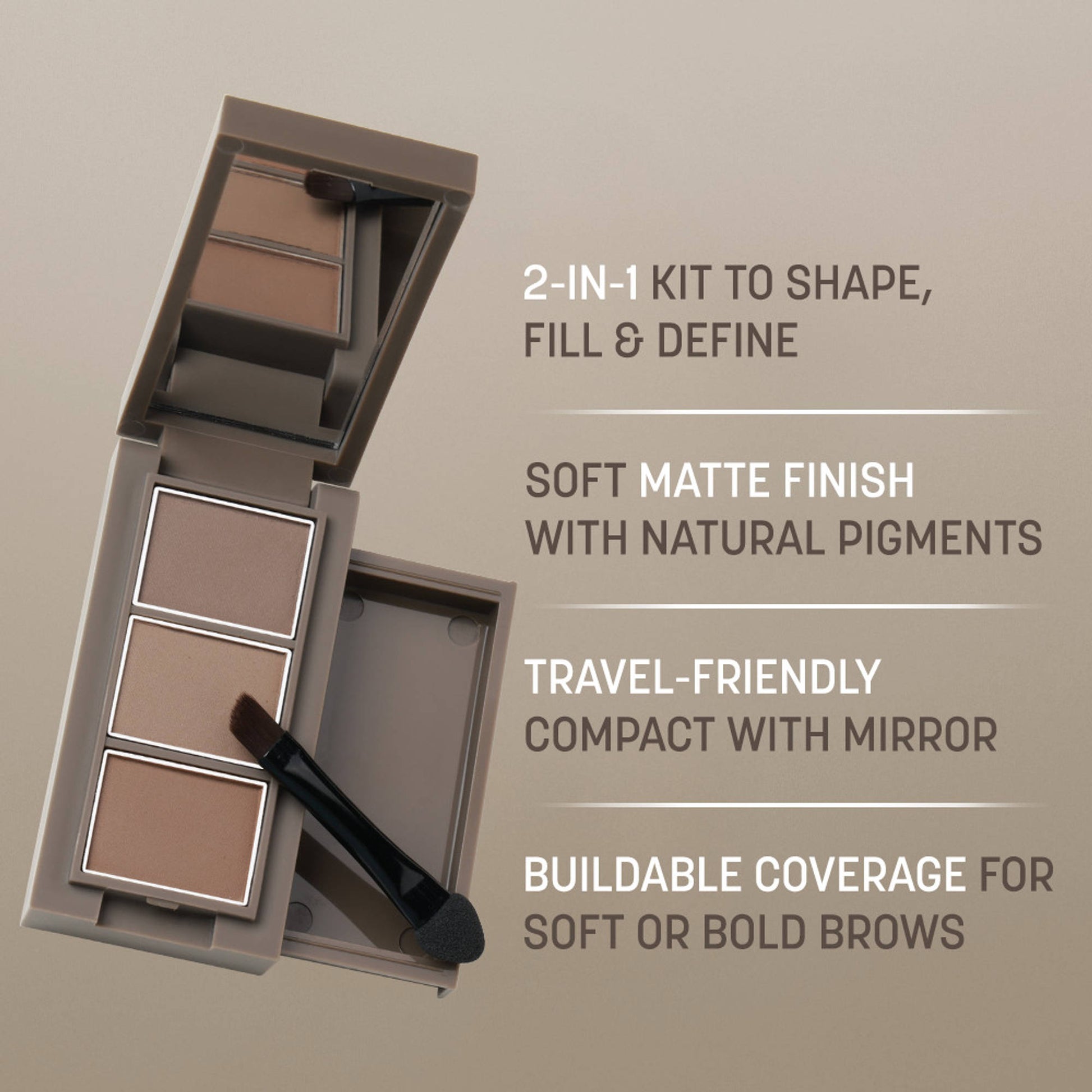 Daily Life Forever52 Sensational 3 Color Eyebrow Kit