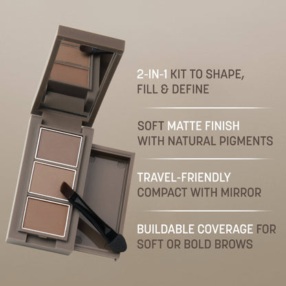 Daily Life Forever52 Sensational 3 Color Eyebrow Kit