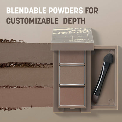 Daily Life Forever52 Sensational 3 Color Eyebrow Kit