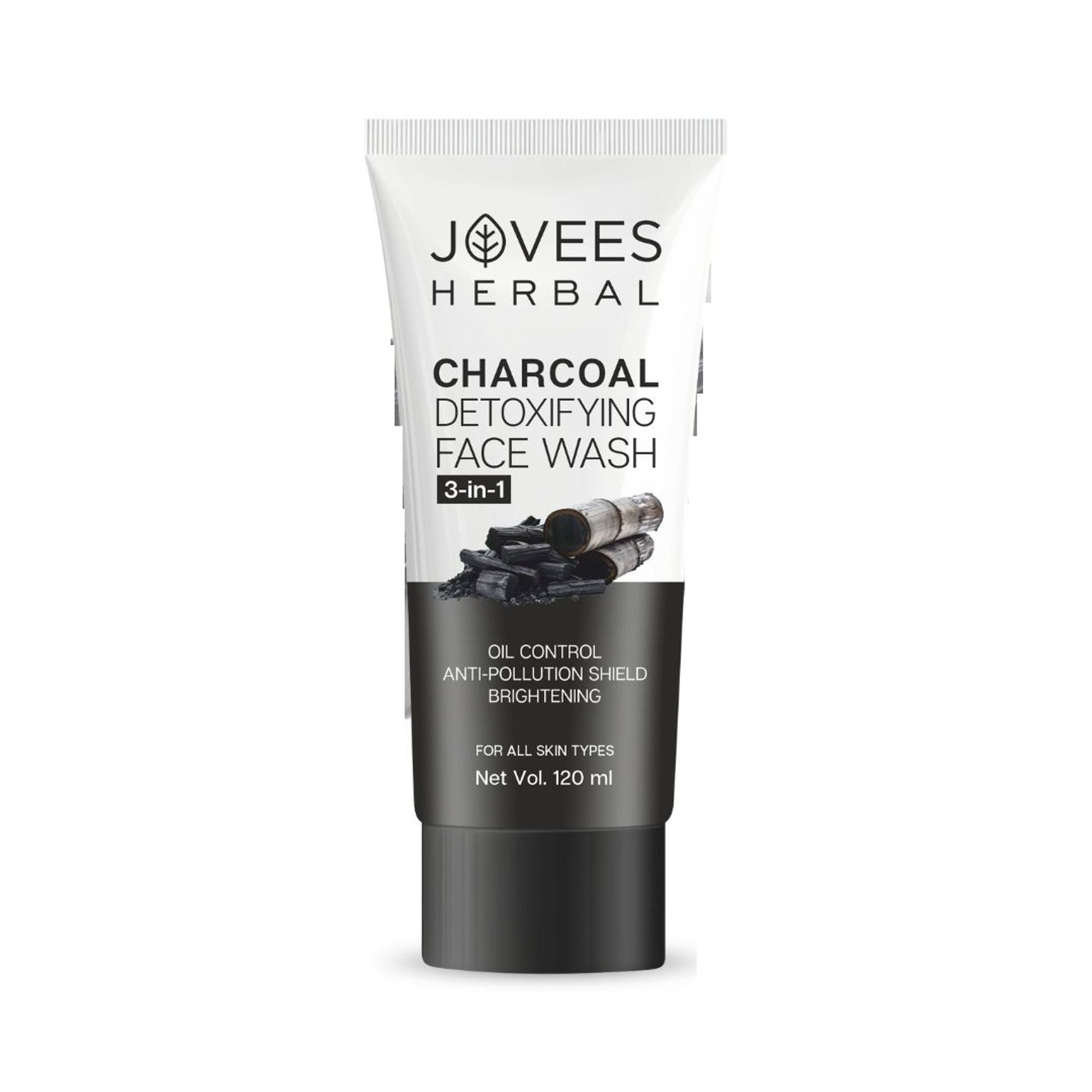 Jovees Activated Charcoal Detoxifying Face Wash Smooth & Supple Skin