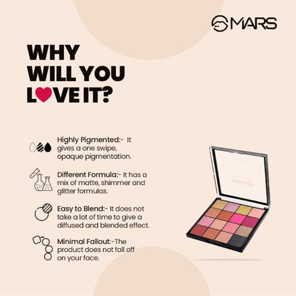 MARS Mesmereyes Eyeshadow Palette - 1