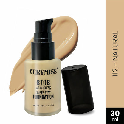 VERYMISS 8 To 8 Weightless Super Stay Foundation - 112 Natural