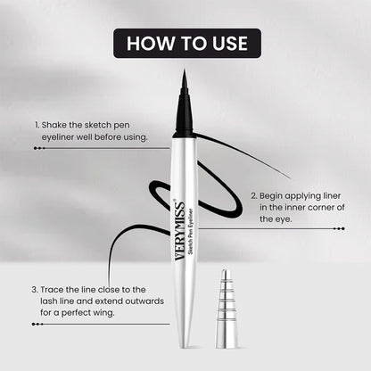 VERYMISS Jet Black Sketch Pen Eyeliner
