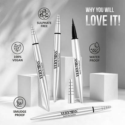 VERYMISS Jet Black Sketch Pen Eyeliner