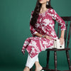 Dhiyona IE Floral Printed Pure Cotton Kurta