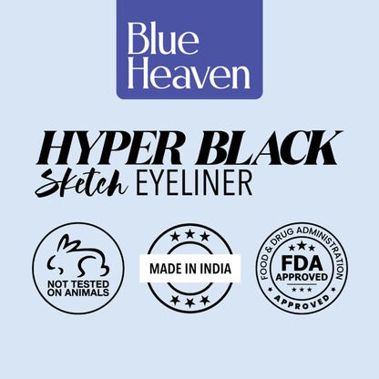 Blue Heaven Hyper Black Sketch Eyeliner Pen