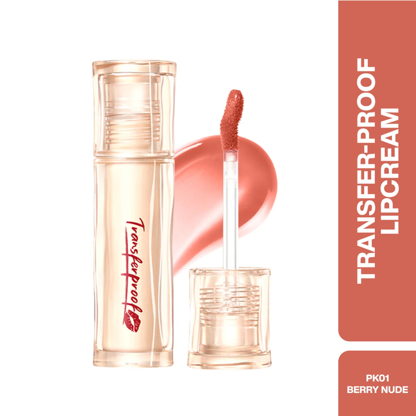 Focallure Watery Transferproof Lip Cream - Pk01 Berry Nude