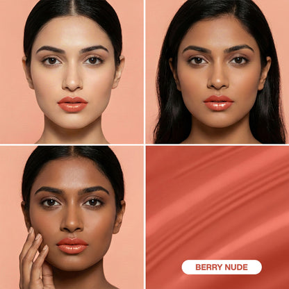 Focallure Watery Transferproof Lip Cream - Pk01 Berry Nude