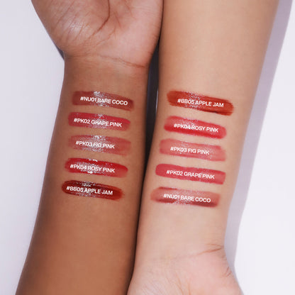 Focallure 3D Mirror Lasting Dewy Lip Tint - Grape Pink