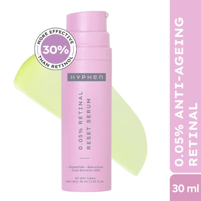 Hyphen 0.05% Retinal Reset, Retinol Derivative Serum for Anti Ageing, Reduces Fine Lines & Wrinkles