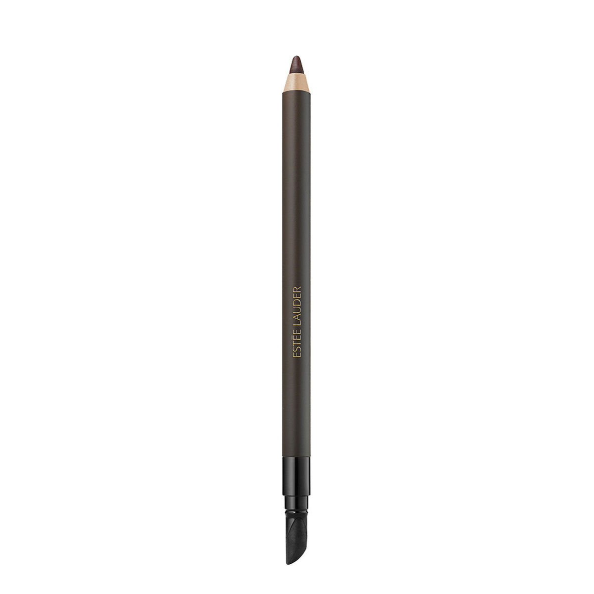 Estee Lauder Double Wear waterproof gel eye pencil in Espresso, with sharp tip and smooth application for defined eyes.