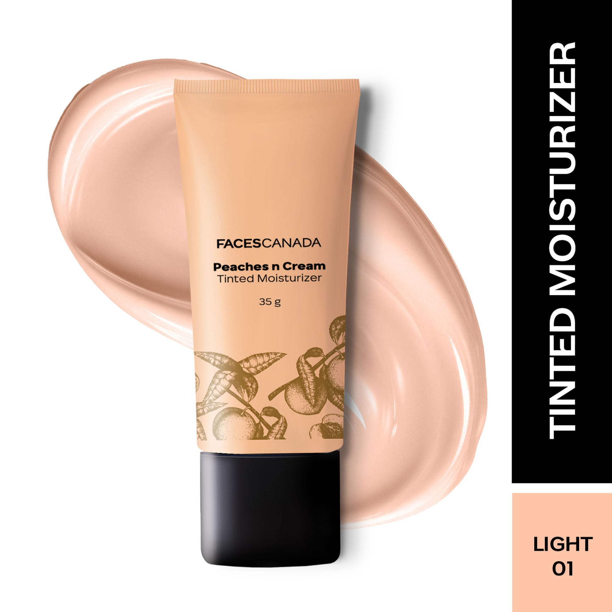 Faces Canada Peaches N Cream Tinted Moisturizer - Light 01